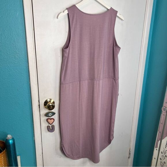 Garnet Hill Lavender Midi Dress - Picture 5 of 6